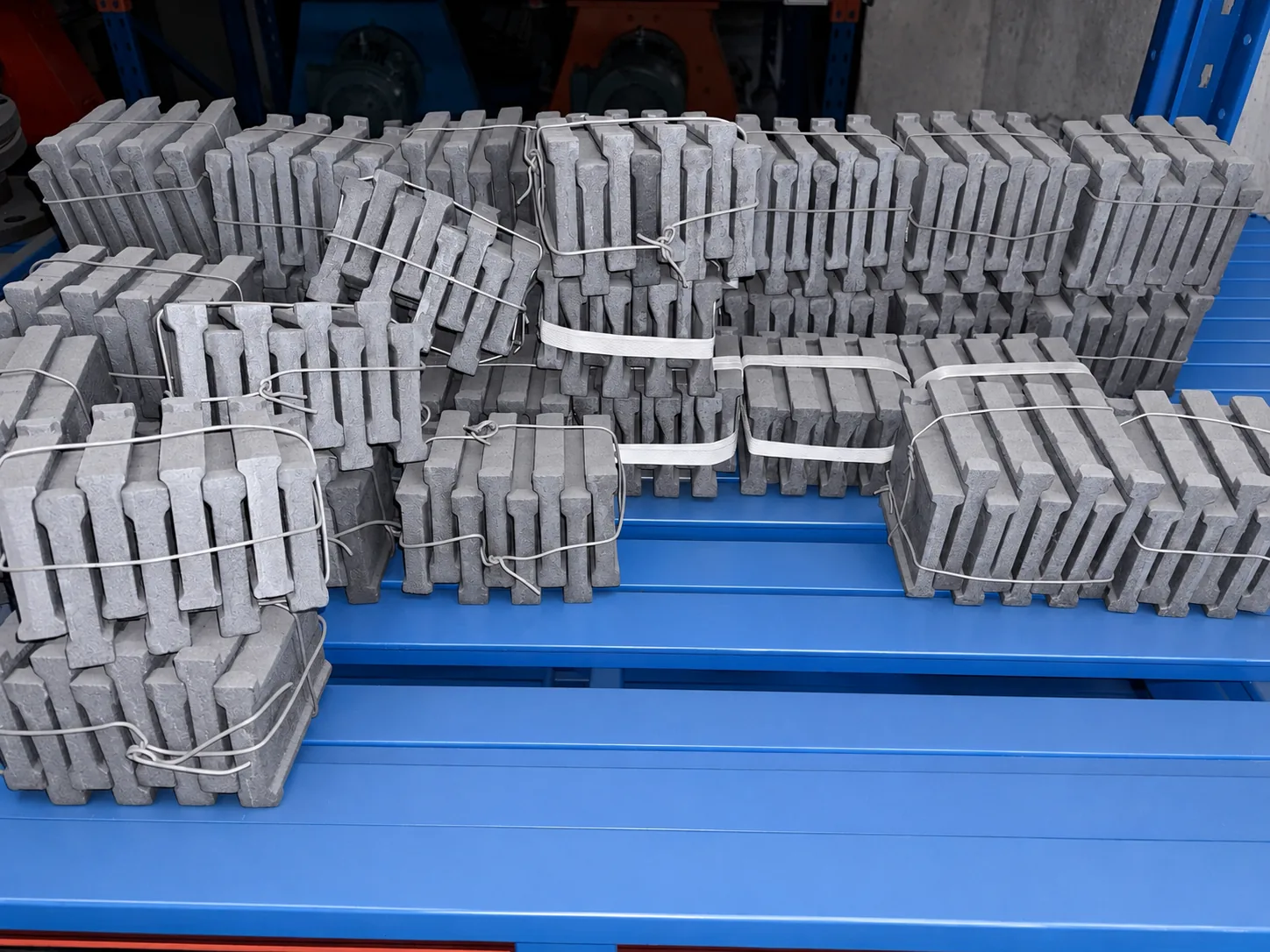 Blast wheel blades