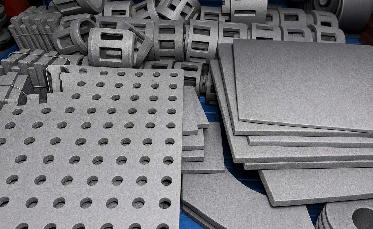 Custom wear parts and guard plates from drawings or samples